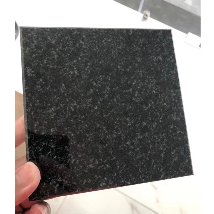 Polished Black granite stones
