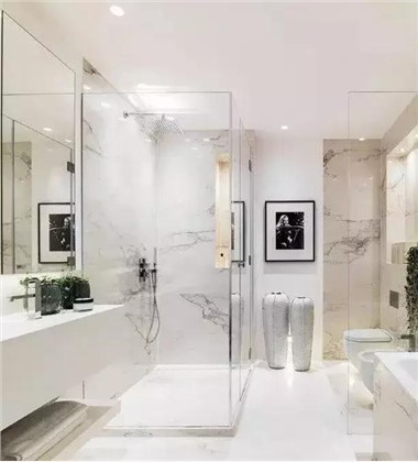 संगमरमर बाथरूम फर्श और दीवार टाइल्स