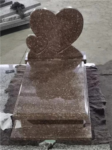 लाल ग्रेनाइट कब्र का पत्थर